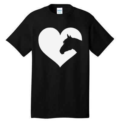 Horse Lover Gift Who Love Horses Tall T-Shirt