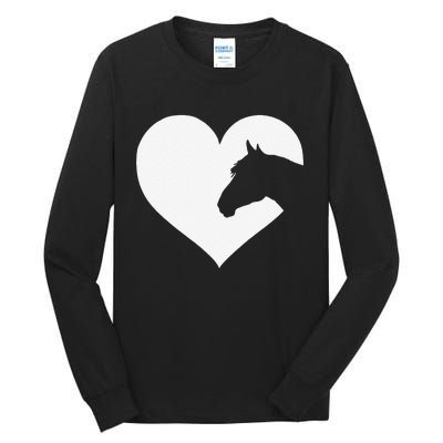 Horse Lover Gift Who Love Horses Tall Long Sleeve T-Shirt