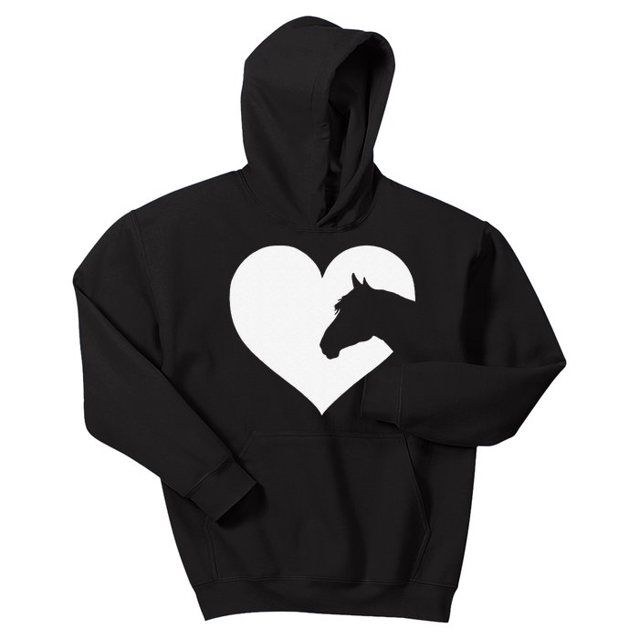 Horse Lover Gift Who Love Horses Kids Hoodie