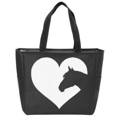 Horse Lover Gift Who Love Horses Zip Tote Bag