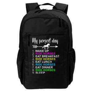 Horse Lover Horseback Riding Horse Lover Gift Daily Commute Backpack