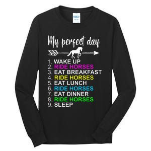 Horse Lover Horseback Riding Horse Lover Gift Tall Long Sleeve T-Shirt