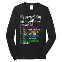 Horse Lover Horseback Riding Horse Lover Gift Long Sleeve Shirt