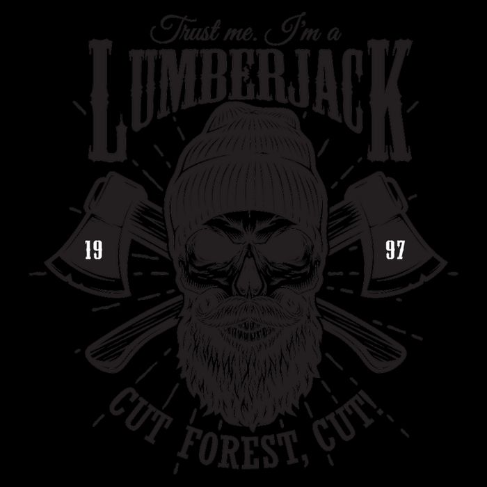 Hipster Lumberjack Zip Tote Bag