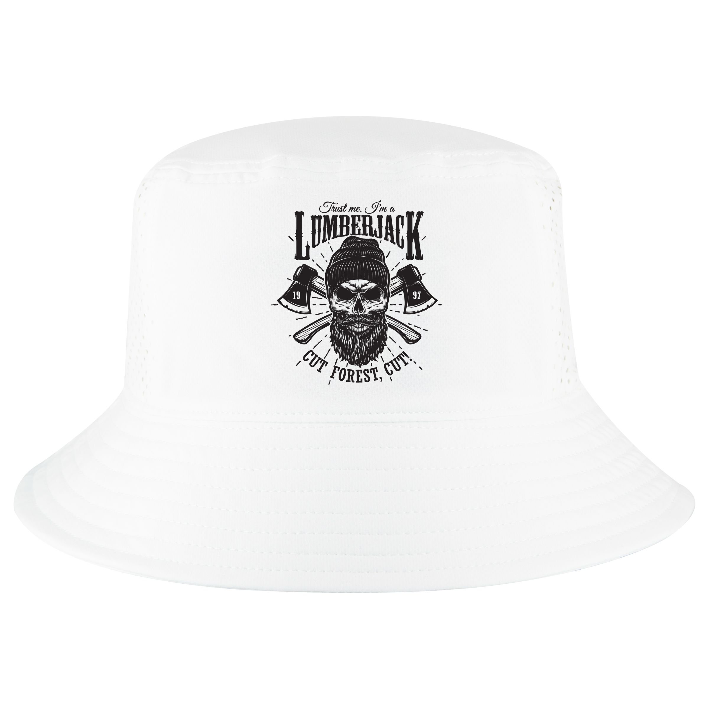 Hipster Lumberjack Cool Comfort Performance Bucket Hat