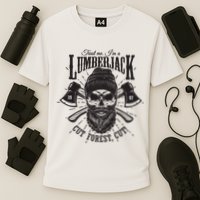 Hipster Lumberjack Cooling Performance Crew T-Shirt