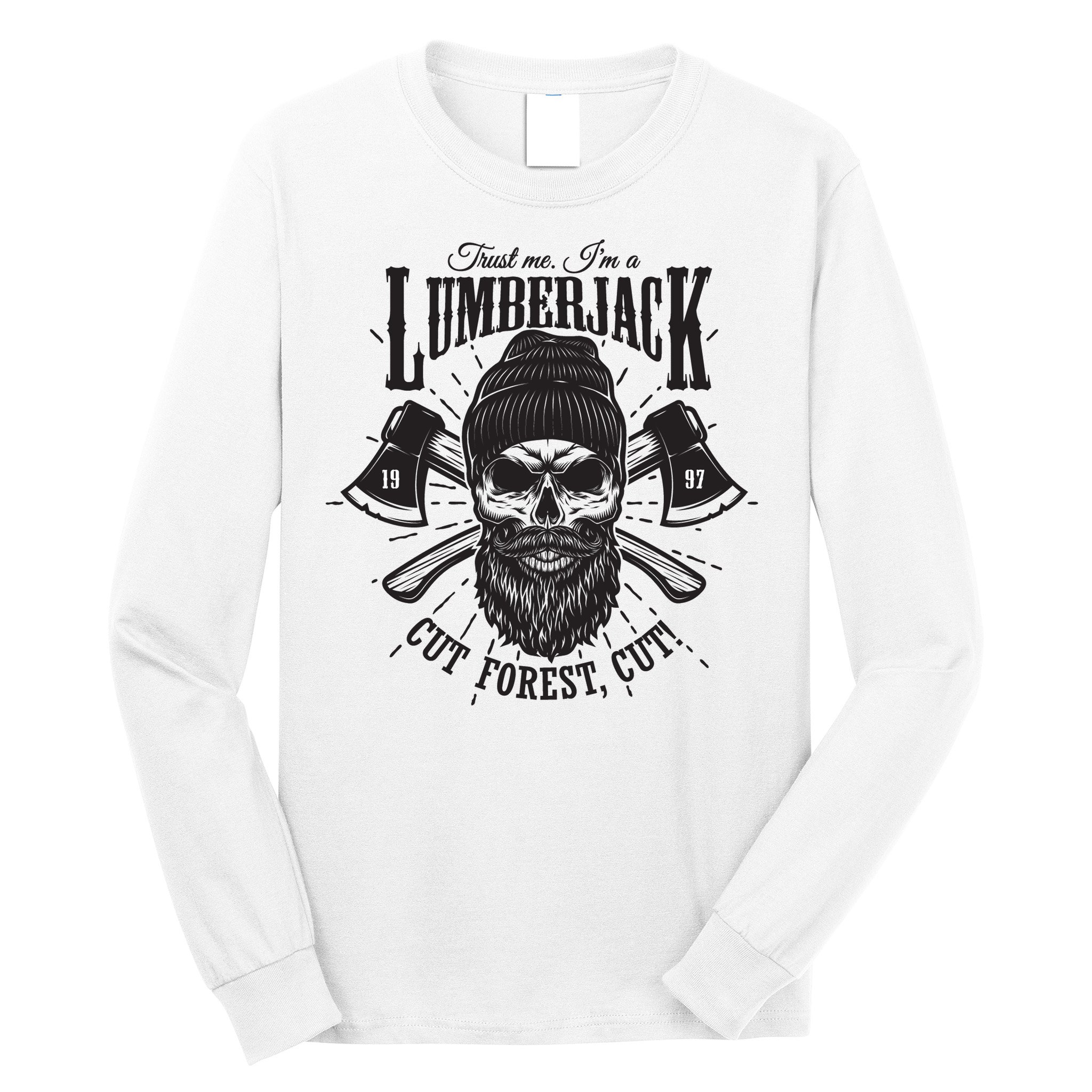 Hipster Lumberjack Long Sleeve Shirt