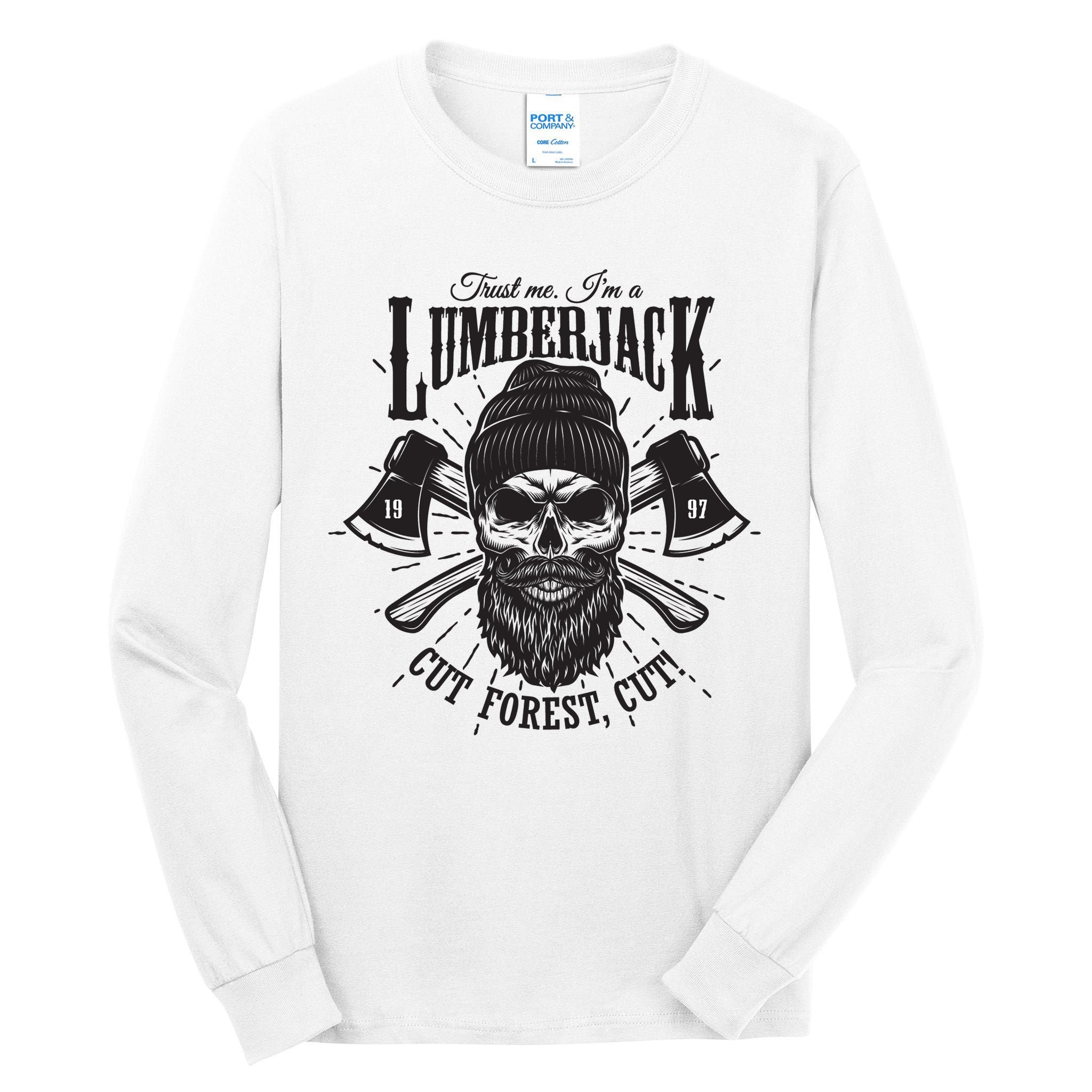 Hipster Lumberjack Tall Long Sleeve T-Shirt