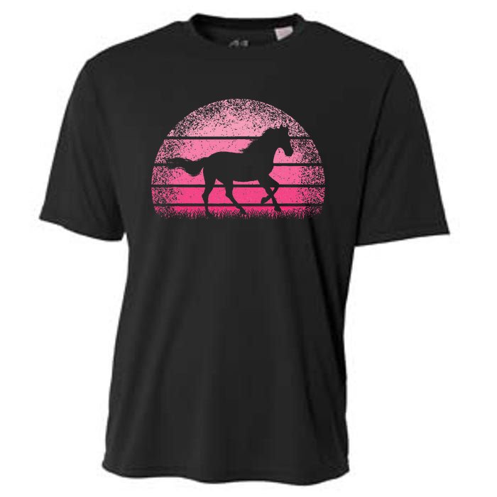 Horse Lover Horseback Riding Cowgirl Western Cooling Performance Crew T-Shirt