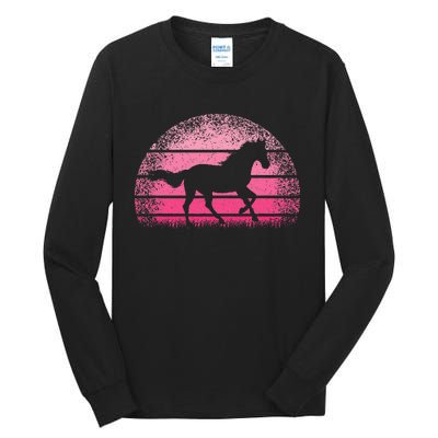 Horse Lover Horseback Riding Cowgirl Western Tall Long Sleeve T-Shirt