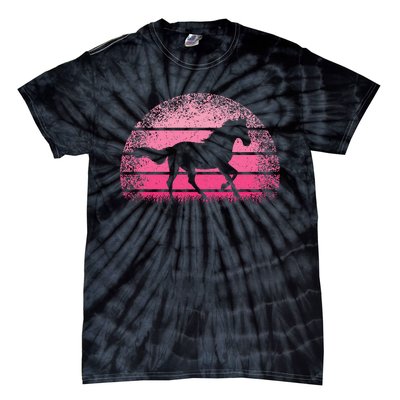 Horse Lover Horseback Riding Cowgirl Western Tie-Dye T-Shirt