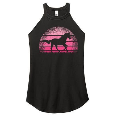 Horse Lover Horseback Riding Cowgirl Western Women’s Perfect Tri Rocker Tank