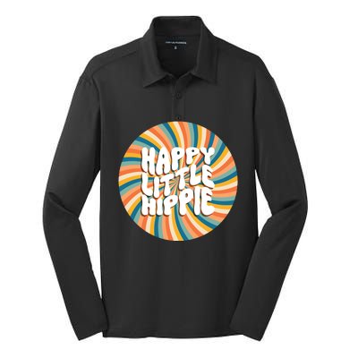 Happy Little Hippie Silk Touch Performance Long Sleeve Polo