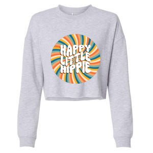 Happy Little Hippie Cropped Pullover Crew