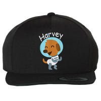 Harvey Learning Wool Snapback Cap