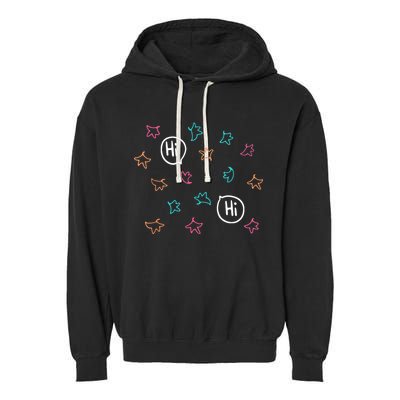 Heartstopper Leaves Hi Hi Nick And Charlie Garment-Dyed Fleece Hoodie