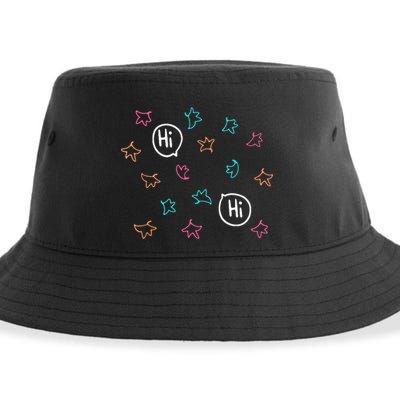 Heartstopper Leaves Hi Hi Nick And Charlie Sustainable Bucket Hat