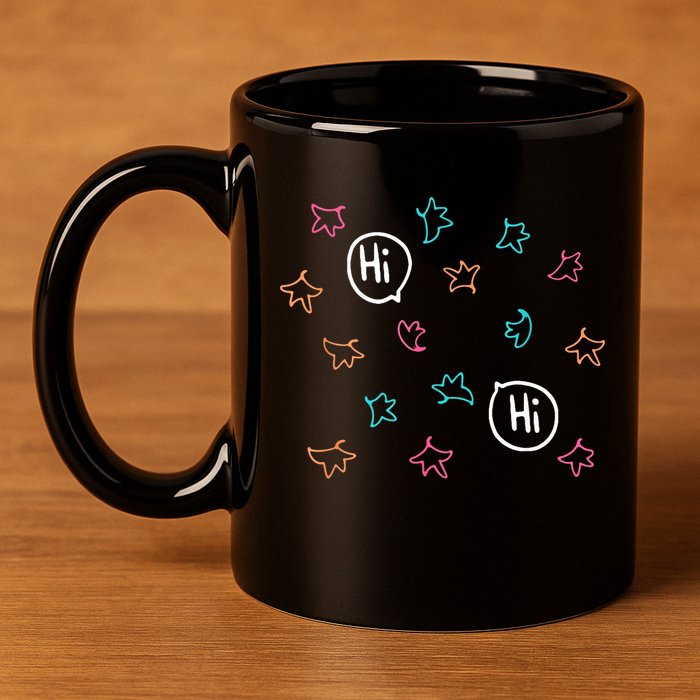 Heartstopper Leaves Hi Hi Nick And Charlie 11oz C Handle Ceramic Mug