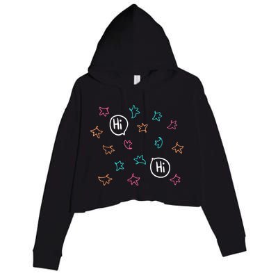 Heartstopper Leaves Hi Hi Nick And Charlie Crop Fleece Hoodie