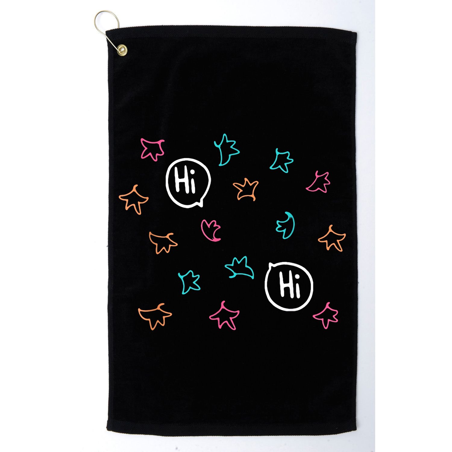 Heartstopper Leaves Hi Hi Nick And Charlie Golf Towel