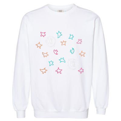 Heartstopper Leaves Hi Hi Nick And Charlie Garment-Dyed Sweatshirt