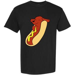 Hotdog Lover Hotdog Dachshund Hot Dog Garment-Dyed Heavyweight T-Shirt