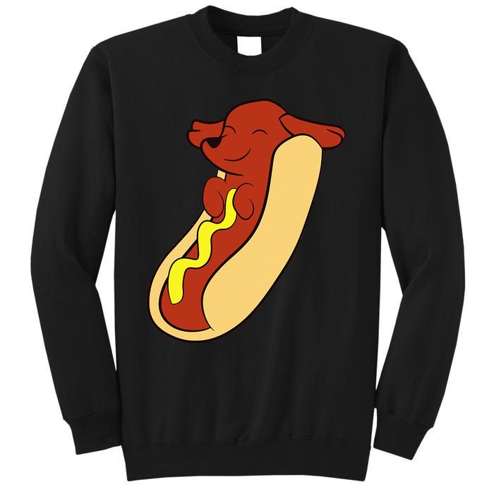 Hotdog Lover Hotdog Dachshund Hot Dog Sweatshirt