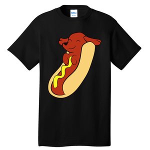 Hotdog Lover Hotdog Dachshund Hot Dog Tall T-Shirt