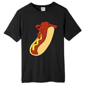 Hotdog Lover Hotdog Dachshund Hot Dog Tall Fusion ChromaSoft Performance T-Shirt