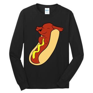 Hotdog Lover Hotdog Dachshund Hot Dog Tall Long Sleeve T-Shirt