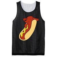 Hotdog Lover Hotdog Dachshund Hot Dog Mesh Reversible Basketball Jersey Tank