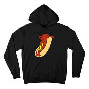 Hotdog Lover Hotdog Dachshund Hot Dog Tall Hoodie