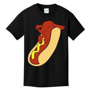 Hotdog Lover Hotdog Dachshund Hot Dog Kids T-Shirt