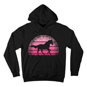 Horse Lover Horseback Riding Cow Pink Western Hoodie