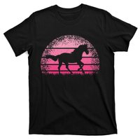 Horse Lover Horseback Riding Cow Pink Western T-Shirt