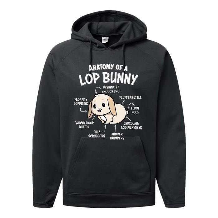 Holland Lop Performance Fleece Hoodie