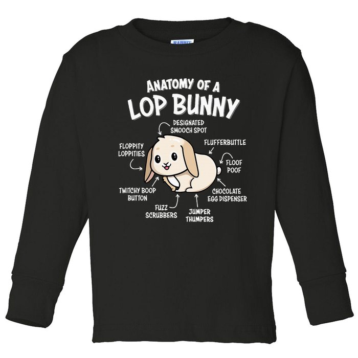 Holland Lop Toddler Long Sleeve Shirt