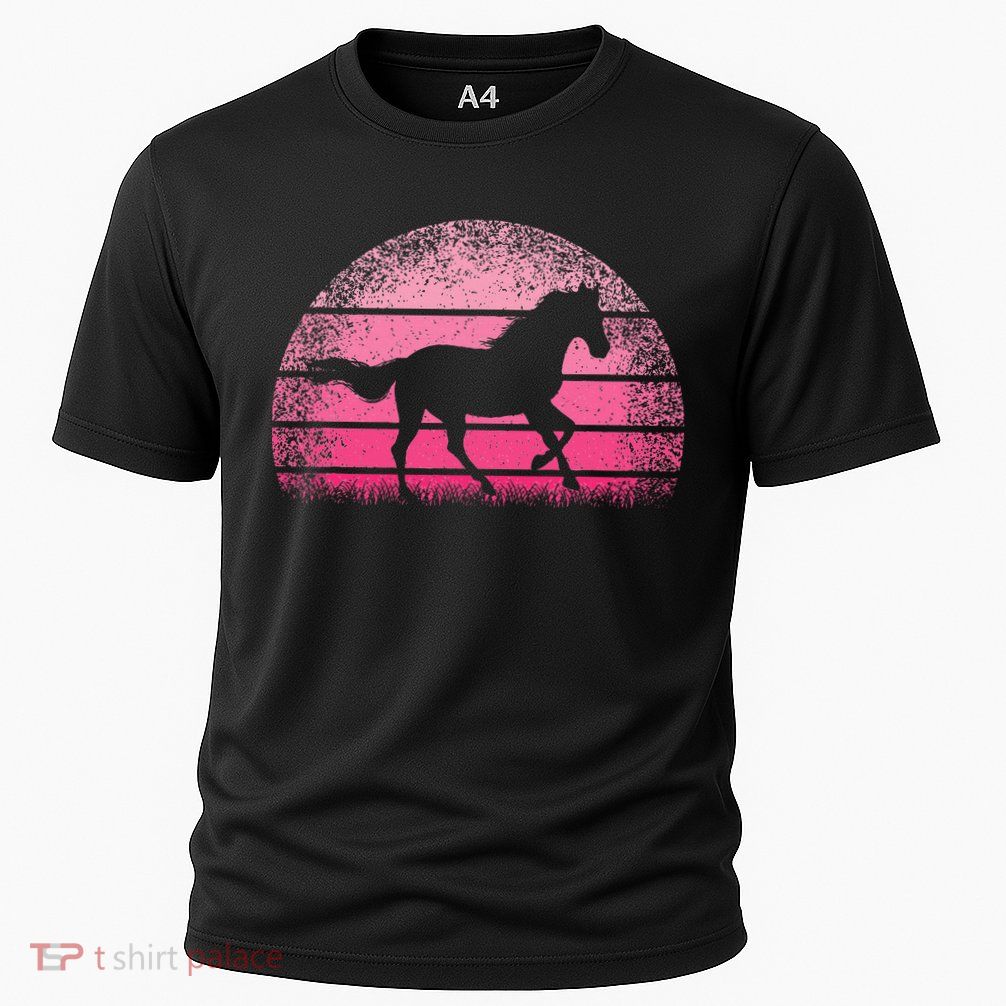 Horse Lover Horseback Riding Cowgirl Pink Western Performance Shirt