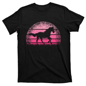 Horse Lover Horseback Riding Cowgirl Pink Western T-Shirt