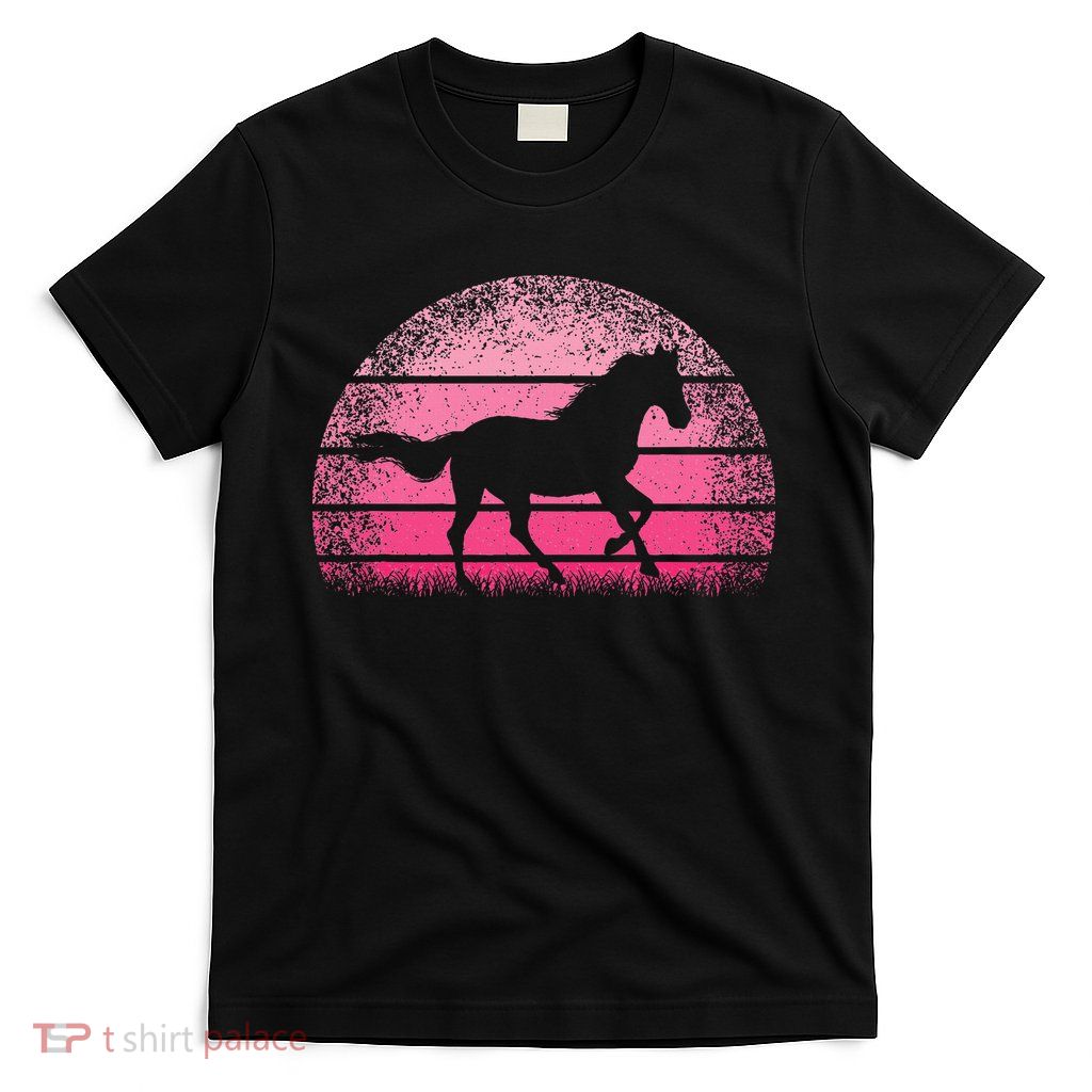Horse Lover Horseback Riding Cowgirl Pink Western T-Shirt