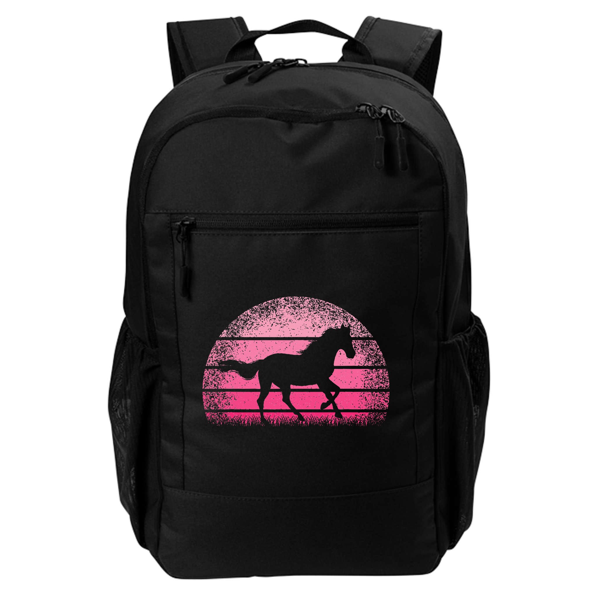 Horse Lover Horseback Riding Cowgirl Pink Western Backpack
