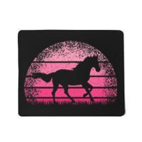 Horse Lover Horseback Riding Cowgirl Pink Western Mousepad