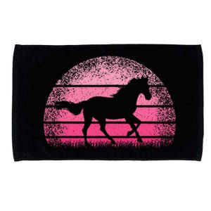 Horse Lover Horseback Riding Cowgirl Pink Western Microfiber Hand Towel