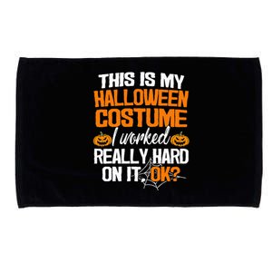 Hilarious LastMinute Halloween Costume Idea Microfiber Hand Towel