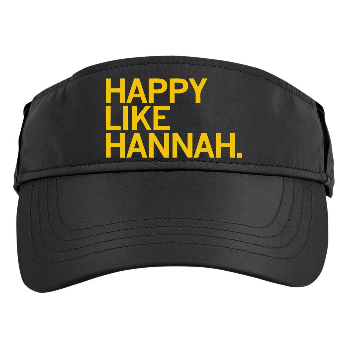 Happy Like Hannah Adult Drive Performance Visor