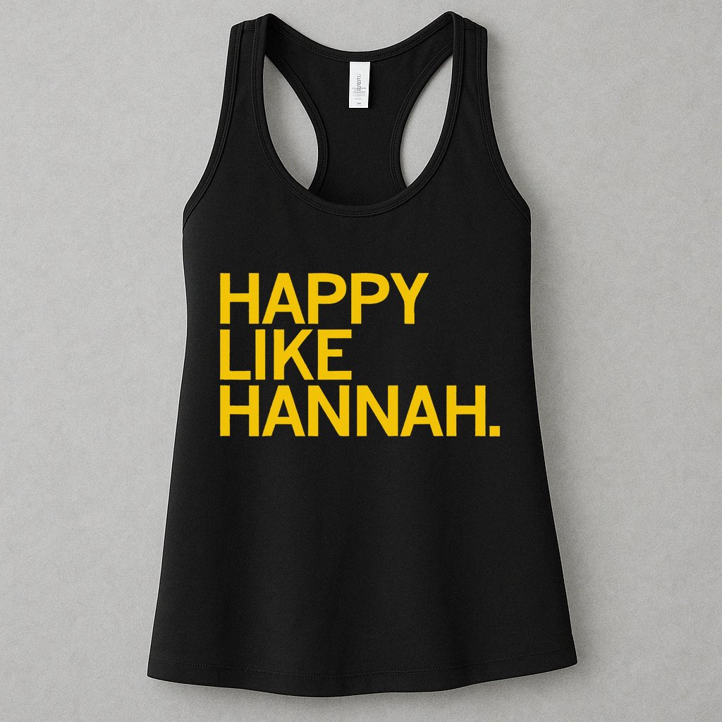 Happy Like Hannah Womens Tank Top