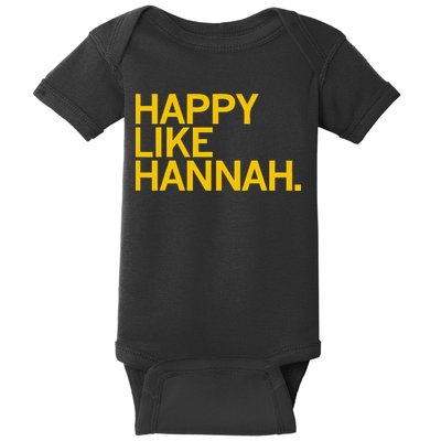 Happy Like Hannah Baby Bodysuit