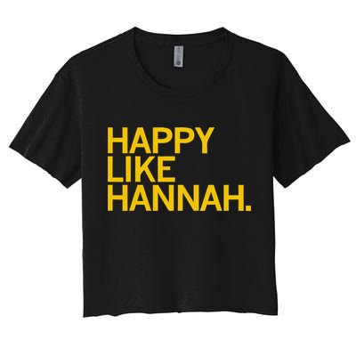Happy Like Hannah Crop Top