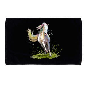 Horse Lover Horseback Riding Equestrian Horse Microfiber Hand Towel