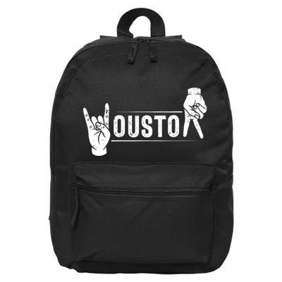 Houston Lover Houston Pride Houston Texas Houston 16 in Basic Backpack